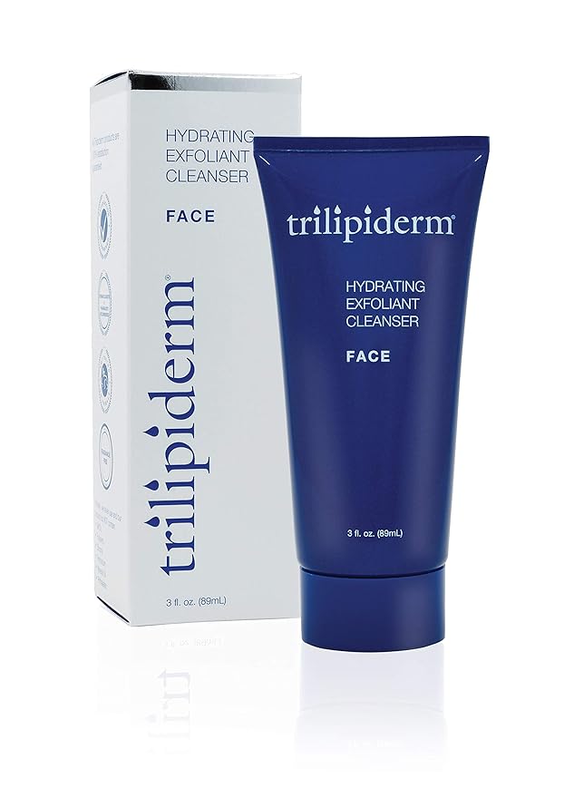 Trilipiderm Essential Face Regimen Bundle – Hydrating Exfoliant Cleanser, Protective Day Crème, Rehydration Night Crème Set – Complete 3-Step Skincare Solution for Hydration and Renewal-VivaGrace Women