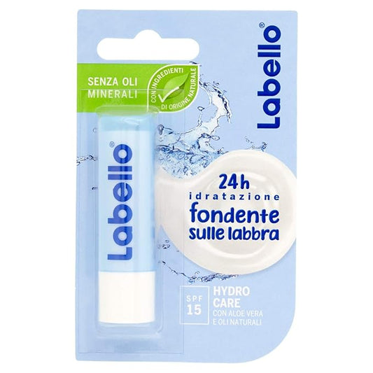 Labello Hydro Care Lip Balm With Natural Oils 5.5ml (0.18 Oz) [Italian Product]-VivaGrace Women