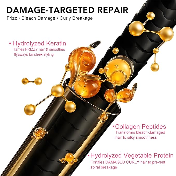 Keratin & Collagen Repair Hair Mask for Damaged Hair | Deep Conditioner Revives Dry, Frizzy, Bleached & Color-Treated Hair | With Argan Oil & Biotin | Treatment for Split Ends | 500ml-VivaGrace Women