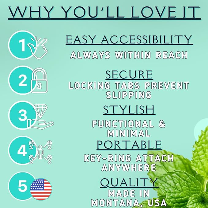 Keychain Holder EOS Lip Balm Stick (Keychain Only) - Travel Size Lip Balm Chapstick - Healing Stick - Made in USA-VivaGrace Women