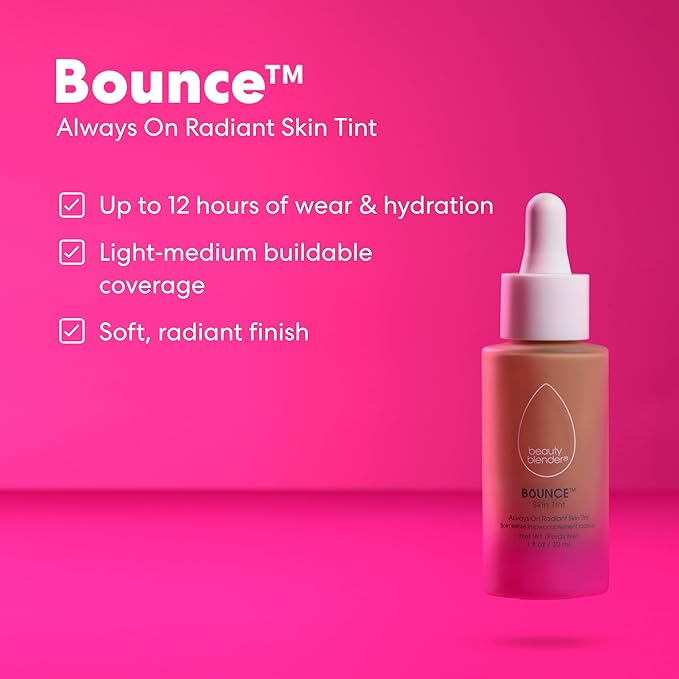 Beautyblender 12-Hour Always on Radiant Skin Tint, Breathable Serum Foundation Stays Put for All Day Long Wear, Infused with Hyaluronic Acid & Niacinamide, Medium 2-VivaGrace Women