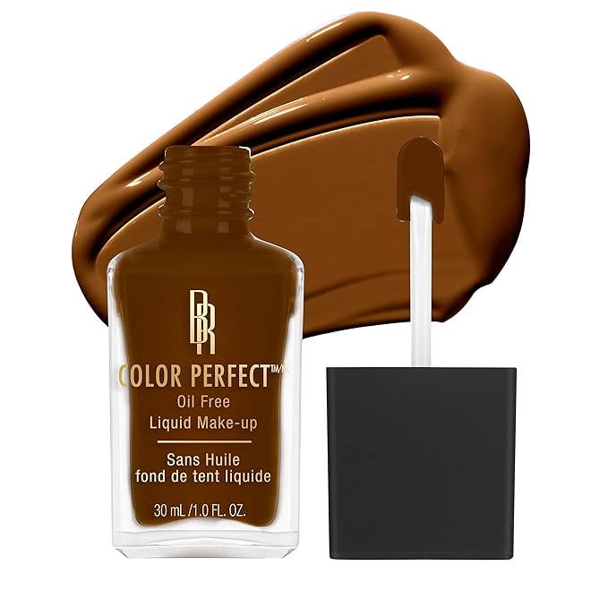 Black Radiance Color Perfect Liquid Full Coverage Foundation Makeup, Double Fudge, 1 Fl Oz-VivaGrace Women
