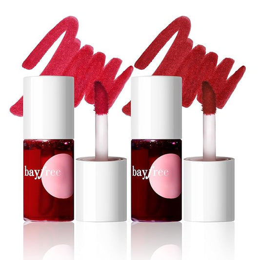 Lip Tint Stain, Long Lasting Korean Lip Stain Set, Non-sticky Waterproof Lightweight Lip and Cheek Tint, Moisturizing High Pigment Water Tint, Matte Finish Lip Tint-VivaGrace Women