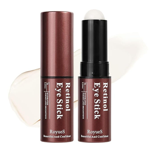 Retinol Eye Stick Retinol Eye Cream for Dark Circles and Puffiness Under Eye Cream Anti Aging Hydrates Moisturises Reduces Fine Lines Rejuvenates Skin-VivaGrace Women