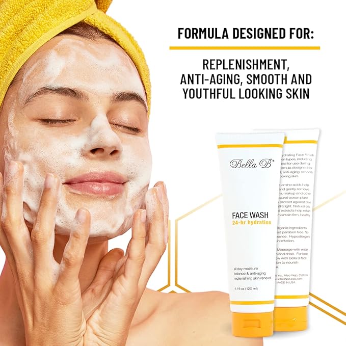 Bella B Gift Set - Face Wash 4.1oz and Face Lotion 3.4oz-VivaGrace Women