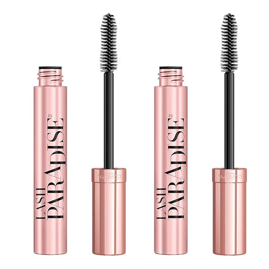 L'Oréal Paris Voluminous Mascara, Voluptuous Volume, Intense Length, Feathery Soft Lashes, No Flaking - Pack of 2