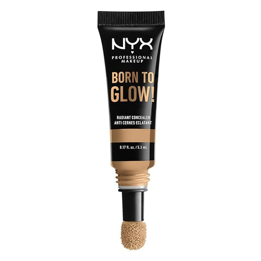 NYX PROFESSIONAL MAKEUP Born To Glow Radiant Concealer, Medium Coverage - Beige-VivaGrace Women