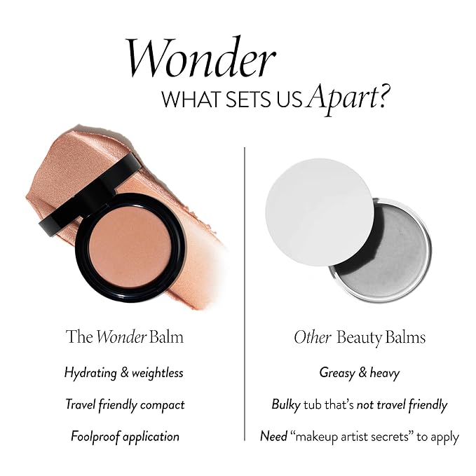 LAURA GELLER NEW YORK The Wonder Balm Complexion Enhancer - Hydrating Weightless Subtle Hint of Color + Glow for Mature Skin - Vegan Squalane - Apply to Cheeks & Lips (01 Nice-n-Natural)-VivaGrace Women