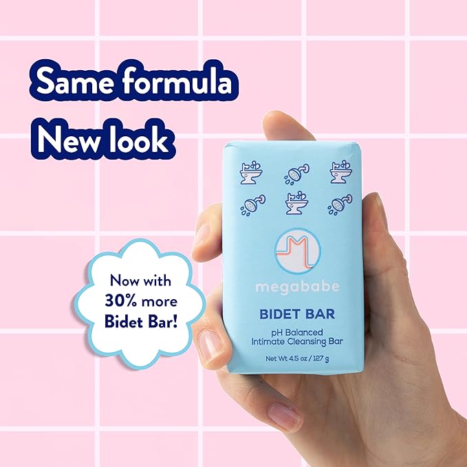 Megababe Bidet Bar | pH Balanced Cleansing Bar for the Entire Intimate Area | 4.5 oz-VivaGrace Women