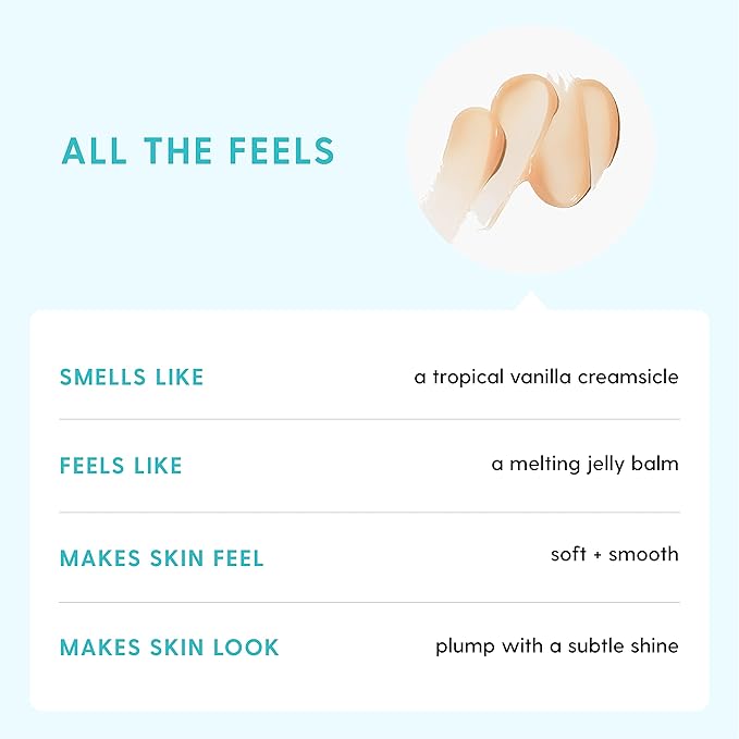 Kinship Supermelt Lip Plumping Jelly Mask - Moisturizing Daily Lip Treatment + Hyaluronic Acid - Hydrating + Exfoliating Lip Gloss - Soft, Smooth, Plump - Quick Melting Balm - Soothe Dry Lips (.3 oz)-VivaGrace Women