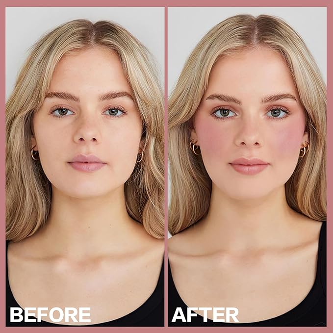 2Pcs Cream Blush Makeup Stick,Monochromatic Multi-Stick Face Blush for Cheek,Lip and Eye,Matte and Dewy Finish for Long Wearing,Easy Application.DELECTABLE-VivaGrace Women