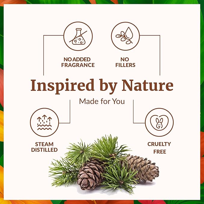 SVA Cedarwood Essential Oil – 4 Fl Oz – 100% Natural Cedar Cupressus Funebris Oil - for Diffuser, Hair Care, Face, Skin Care, Aromatherapy, Scalp and Body Massage, Soap and Candles - with Dropper-VivaGrace Women