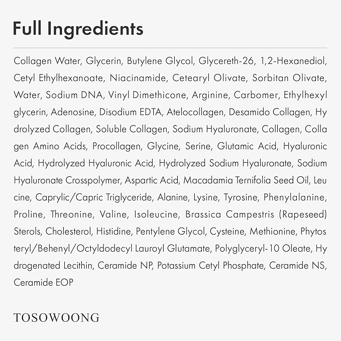 Real Collagen Face Serum, Hydrating & Firming Serum with hydrolyzed collagen, Hyaluronic Acid, Plumps, Sagging Skin, Reduces Fine Lines and Wrinkles, Korean Skincare, 33ml / 1.11 fl. oz.-VivaGrace Women