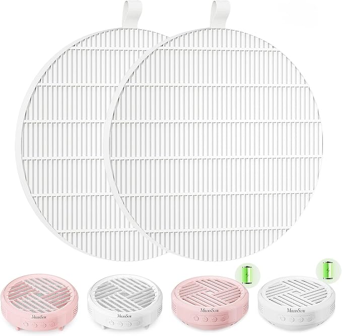 MelodySusie SProR Nail Dust Collector Replacement Filter,2 Pack Reusable Dust Filter Only for MelodySusie SProR Nail Dust Vacuum Fan Collector Extractor Electric Dust Suction Machine-VivaGrace Women