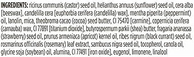 Burt's Bees Shimmer Lip Tint Set, Tinted Lip Balm Stick, Moisturizing for All Day Hydration with Natural Origin Glowy Pigmented Finish & Buildable Color, Rhubarb (4-Pack)-VivaGrace Women