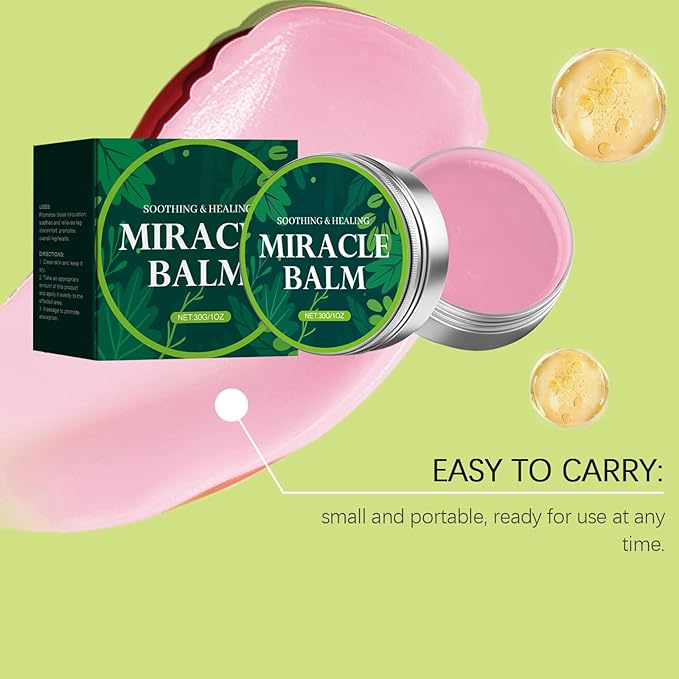 Miracle Balm, Soothing Balm for Joints, Back, Legs & Feet, Non-Greasy (3PCS)-VivaGrace Women