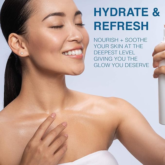 | Face & Body Mist Spray - Hydrating Coconut Water With Moisturizing Hyaluronic Acid | Instant Cooling, Conditoning, Hydrating | 8 FL OZ-VivaGrace Women