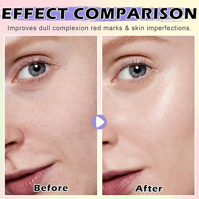 3 In 1 Color Corrector Makeup Primer Color Correcting Primer Cream Tinted Moisturizer Brightening Primer Facial Serum Isolation Cream Neutralizes Skin Tone for Face Before Makeup Base Cream-VivaGrace Women