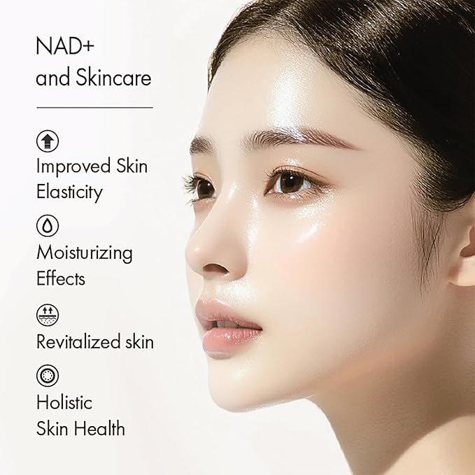 Novus Ordo, NAD+ Ingredients, Revolutionary Korean Skincare Solution, Revitalizing Ampoule serum, NAD healthy aging, Elastic, Moisturing and Glowing Skin, Authentic K-beauty, 1.01 fl oz-VivaGrace Women
