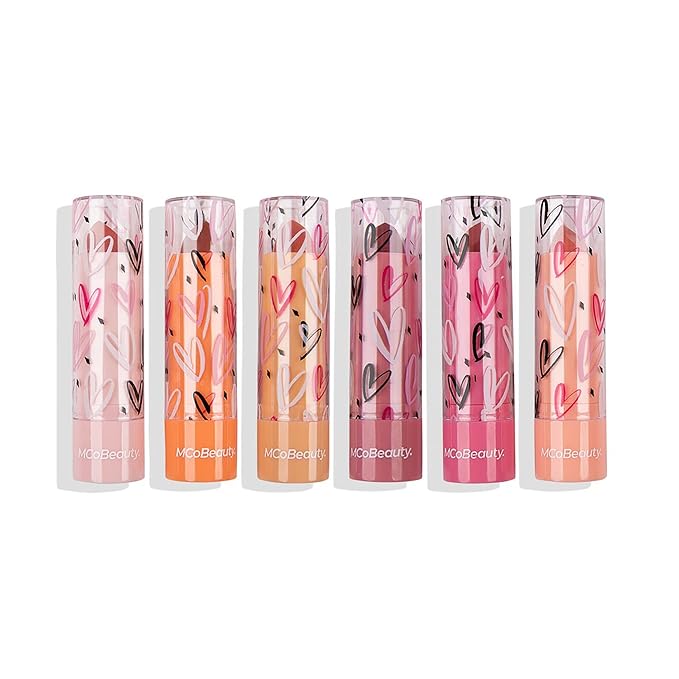 MCoBeauty Big Beauty Love Tinted Lip Balms Pack - Delicious Collection Of Scented Lip Balms - Provides Long-Lasting Moisture And A Soft Scent - Enriched With Natural Oils And Waxes - 6 Pc-VivaGrace Women