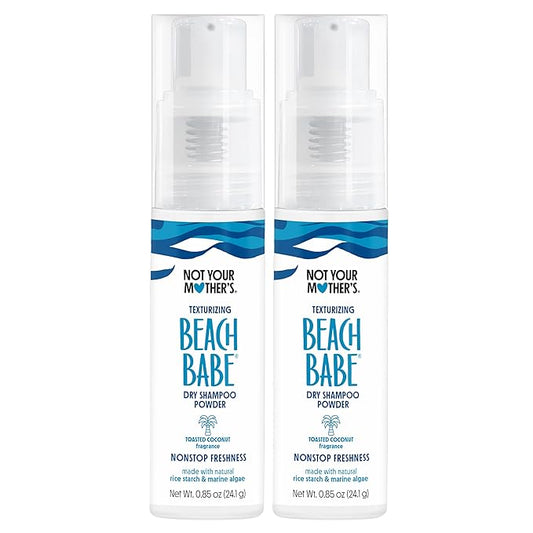 Not Your Mother's Beach Babe Texturizing Dry Shampoo Powder (2-Pack) - .85 oz Each - Instantly Absorbs Oil and Adds Soft, Touchable Texture for All Hair Types-VivaGrace Women