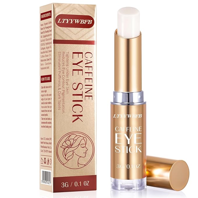 Caffeine Eye Stick, Eye Cream for Dark Circles and Puffiness, Under Eye Cream Anti Aging Hydrating, Reduce of Wrinkles, Fine Lines, Under Eye Treatment-VivaGrace Women