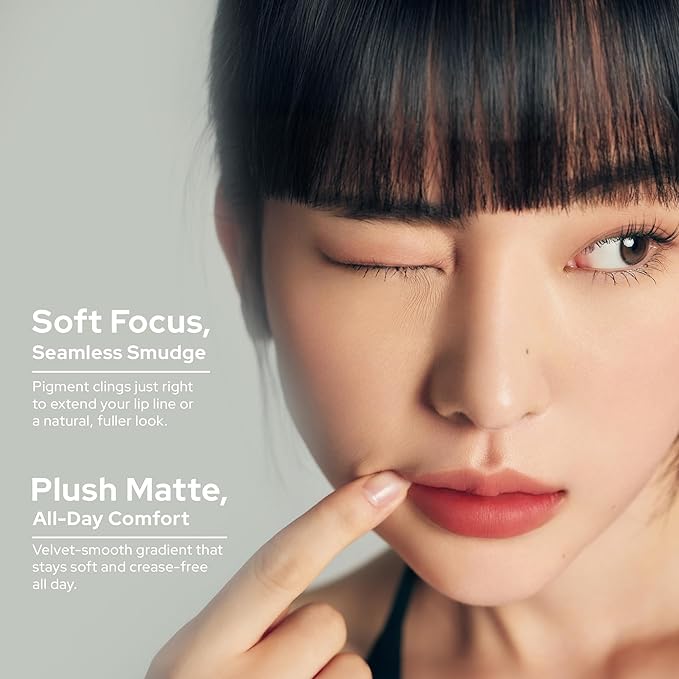 Unseen Blur Lip Tint Long-Lasting Stain, Blendable 3.2g (Singularity, 3.2)-VivaGrace Women