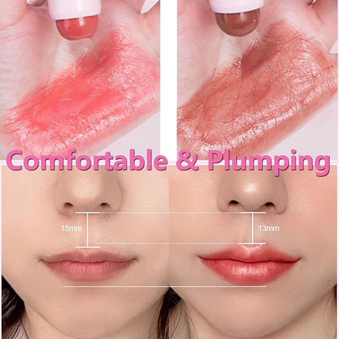 Tinted Lip Balm, Hydrating Colored Lip Balm , Moisturizing Lipstick for Women, Color Lip Plumper Balm,Lip Brightening for Dark Lips, Lip Tinted Moisturizer, Lip Moisturizer for Very Dry Lips, Reduce Lip Wrinkles, 4.8G/0.17Oz-VivaGrace Women