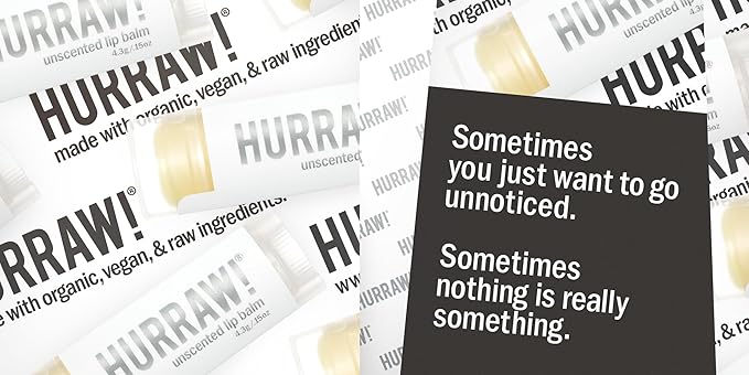 Hurraw! Unscented Lip Balm: Organic, Certified Vegan, Cruelty and Gluten Free. Non-GMO, 100% Natural Ingredients. Bee, Shea, Soy and Palm Free. Made in USA-VivaGrace Women