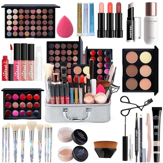 MAEPEOR All In One Makeup Kit 36PCS Makeup Kit for Women Full Kit Multi-Purpose Makeup Set for Beginners or Pros (KIT014C)-VivaGrace Women