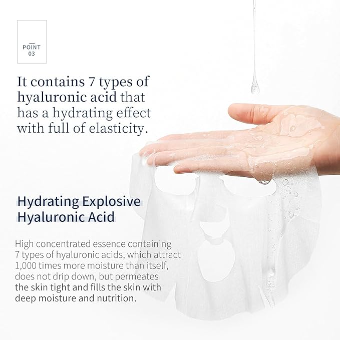 WELLDERMA Sapphire Collagen Hydro Essential Mask 10 Sheets Skin Soothing Calming-VivaGrace Women