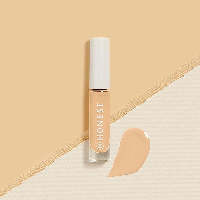Honest Beauty Fresh Flex Concealer with Niacinamide + Vitamin E + Hyaluronic Acid | Vegan + Cruelty free | Sand, 0.17 fl oz-VivaGrace Women