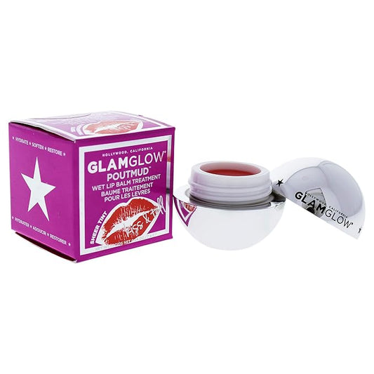 Glamglow Poutmud Wet Lip Balm Treatment Kiss and Tell for Women, 0.24 Ounce-VivaGrace Women