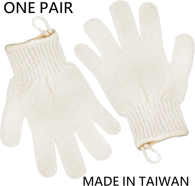Exfoliating Glove - Body Scrub For Smooth And Soft Skin - Body Exfoliator For Ingrown Hair Dead Skin Remover And Itchy And Flaky Skin - Scrubber Shower Accessories For Women And Men 1 Pair Glove-VivaGrace Women