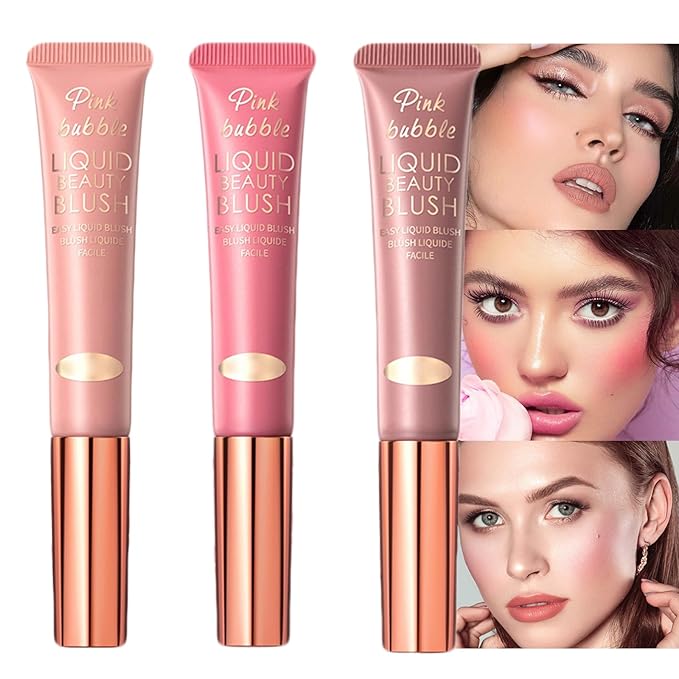 Blush Beauty Wand Cream Blush Stick for Cheeks and Lips,Blush Creams Blush Highlighter,Easily Blendable,Stick Blush Smudge Proof-VivaGrace Women
