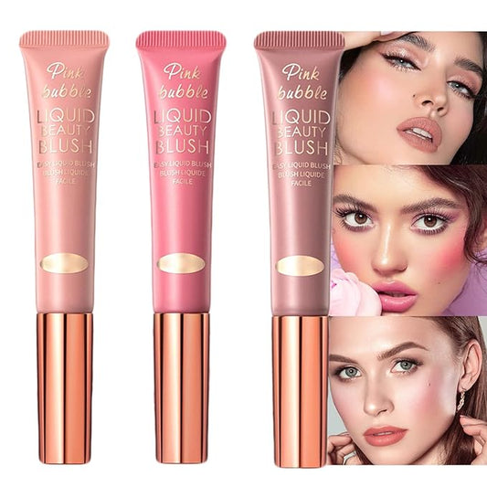 Blush Beauty Wand Cream Blush Stick for Cheeks and Lips,Blush Creams Blush Highlighter,Easily Blendable,Stick Blush Smudge Proof-VivaGrace Women