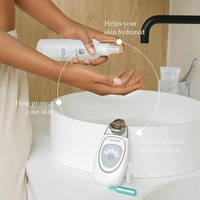 Nu Skin NaPCA Moisture Mist | Revitalizing Moisturizer & Cooling Mist with Hyaluronic Acid | Hydrating Spray for Face, Body & Hair | Sodium PCA for All Skin Types | 8 oz | 1 Pack-VivaGrace Women