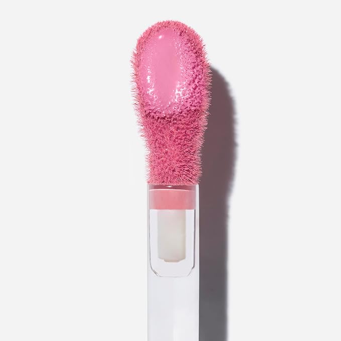 Saie Dew Blush - Lightweight Liquid Blush with a Blendable + Buildable Cream Finish - Dewy Cheek Tint with Doe Foot Wand Makeup Applicator - Cool Baby Pink Blush - Baby (.40 oz)-VivaGrace Women