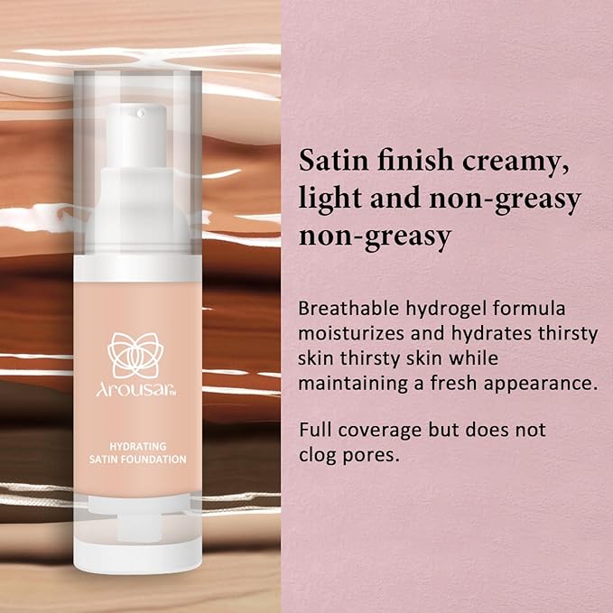 Liquid Foundation Makeup, Improves Uneven Skin Tone, Lightweight and Flawless Coverage for Hours 2# LIGHT-VivaGrace Women