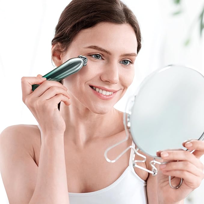 Puffy Eyes Treatment | Eye Puffiness | Eye Bags | Crows Feet | Fine Line Reducing - TS-Lifter Technology(Minor Stings) + Radio Frequency - 2 in 1 Professional RF Eye Anti Aging Device-VivaGrace Women