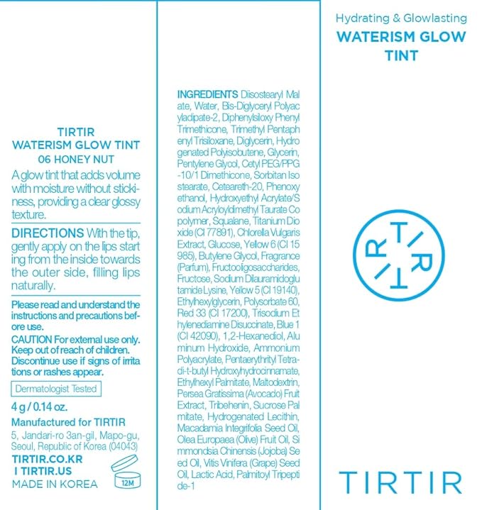TIRTIR Waterism Glow Tint (06 Honey Nut, 0.14 Fl Oz (Pack of 1))-VivaGrace Women