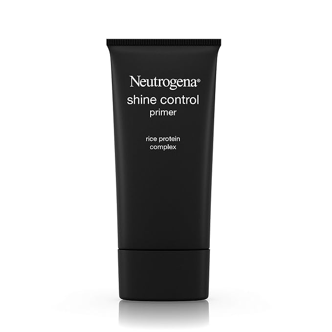 Neutrogena Shine Control Mattifying Liquid Face Primer for Oily Skin, Lightweight, Non-Comedogenic and Non-Greasy Pore and Makeup Primer with Oil-Absorbing Rice Protein, 1 fl. oz (Pack of 2)-VivaGrace Women