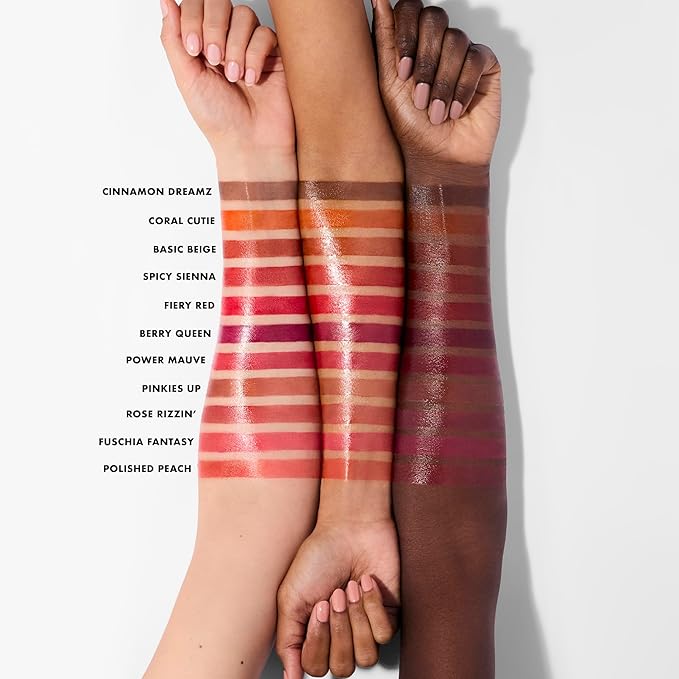 e.l.f. Glossy Lip Stain, Long-Lasting, Lightweight Lip Stain For A Sheer Pop Of Color & Subtle Gloss Finish, Vegan & Cruelty-Free, Fiery Red-VivaGrace Women