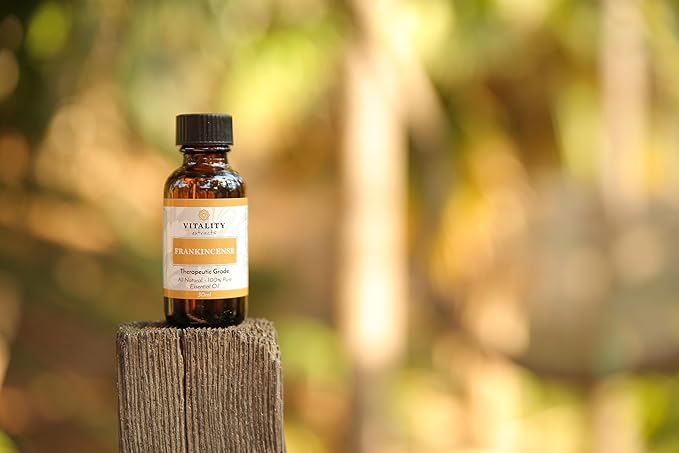 Vitality Extracts Frankincense Essential Oil - 30ml, Boswellia Serrata, Aromatherapy, Skin Care, Natural Calm, Stress Relief, Yoga, Comfort-VivaGrace Women