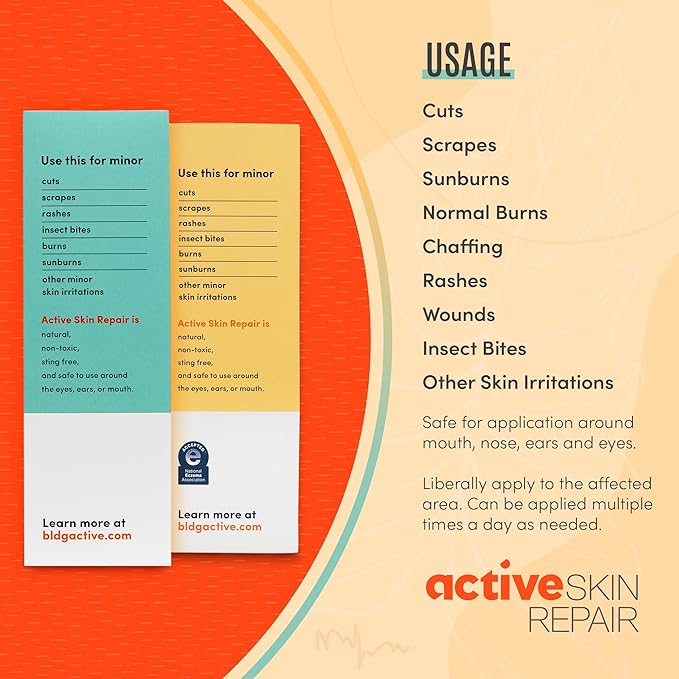 Active Skin Repair - First Aid Natural & Non-Toxic Healing Ointment & Antiseptic Spray for Minor Cuts, Wounds, Scrapes, Rashes, Sunburns, and Other Skin Irritations (Bundle, Combo, 3 oz Each)-VivaGrace Women