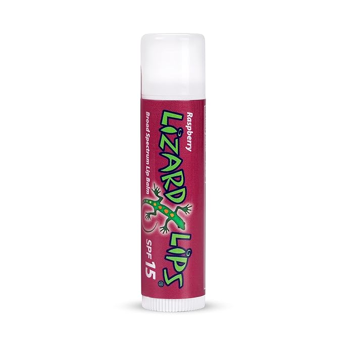 Lizard Lips SPF 15 Lip Balm (Raspberry)-VivaGrace Women