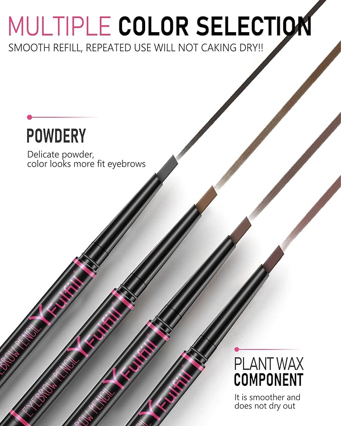 Black Eyebrow Pencil - Women's Waterproof Brow Pencils-VivaGrace Women