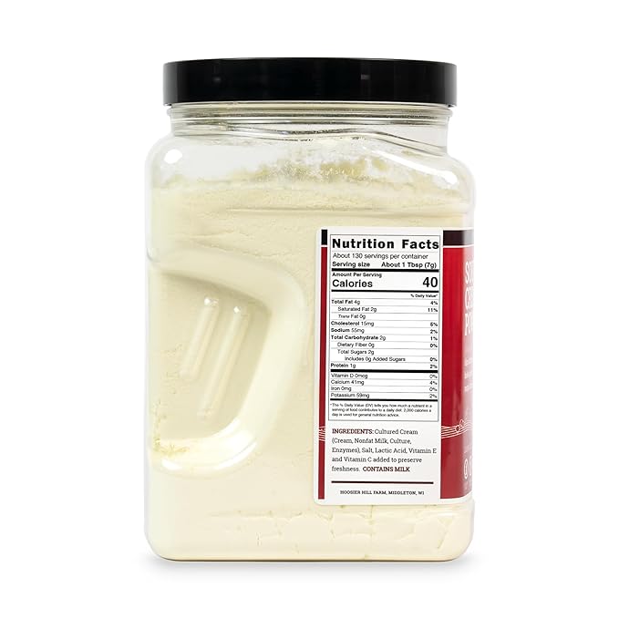 Hoosier Hill Farm Sour Cream Powder, 2LB (Pack of 1)