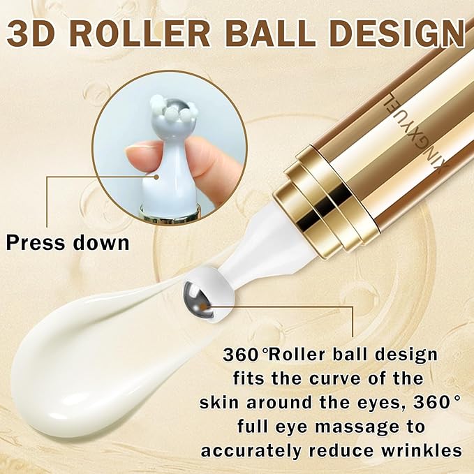 Eye Cream for Dark Circles Puffiness and Bags Eye Serum Eye Roller for Puffy Eyes Under Eye Cream for for Women Daily Skincare Crema Para Las Ojeras-VivaGrace Women
