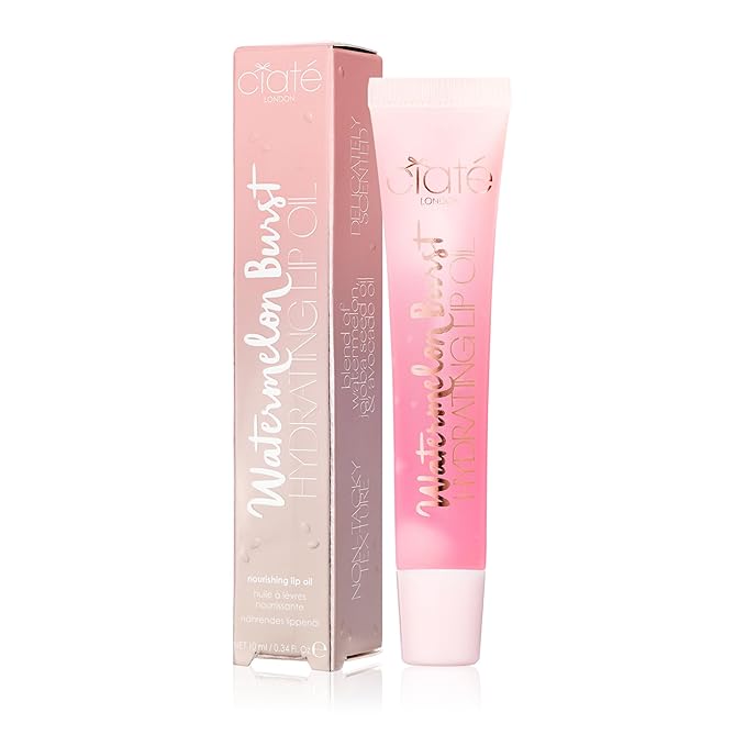 Ciaté London Watermelon Burst Hydrating Lip Oil,Nourishing, Natural Glossy Finish-VivaGrace Women